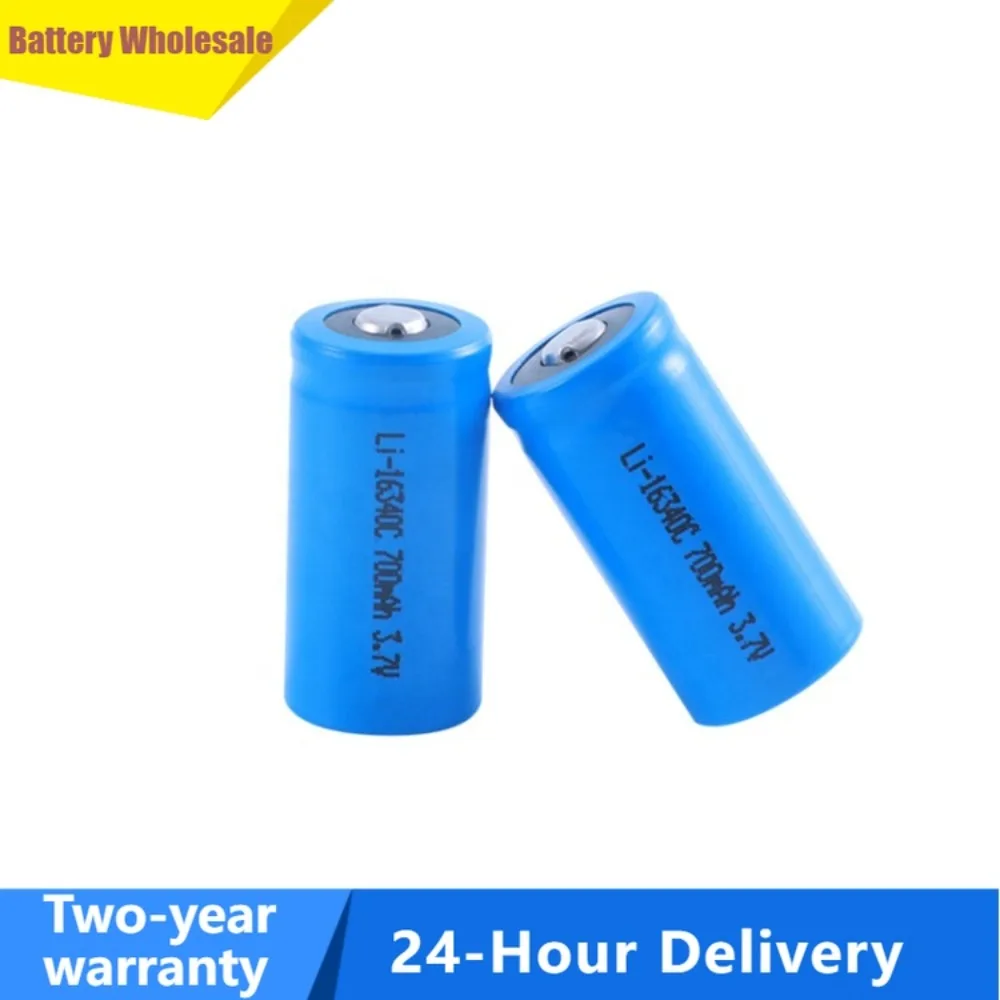 CR123 123A ICR16340 17335 Pilas Rechargeable Lithium-ion 16340 Battery Cr123a 700 Milliampere-hours 3.7 Volts