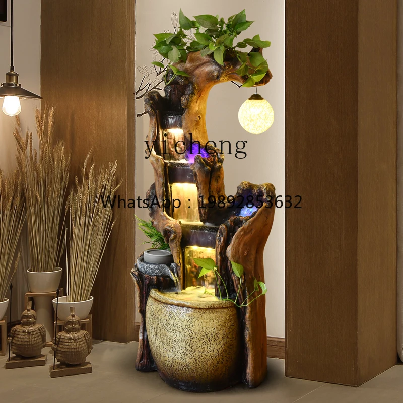 feng shui wheel rockery fountain living room creative ornament home decoration home decor