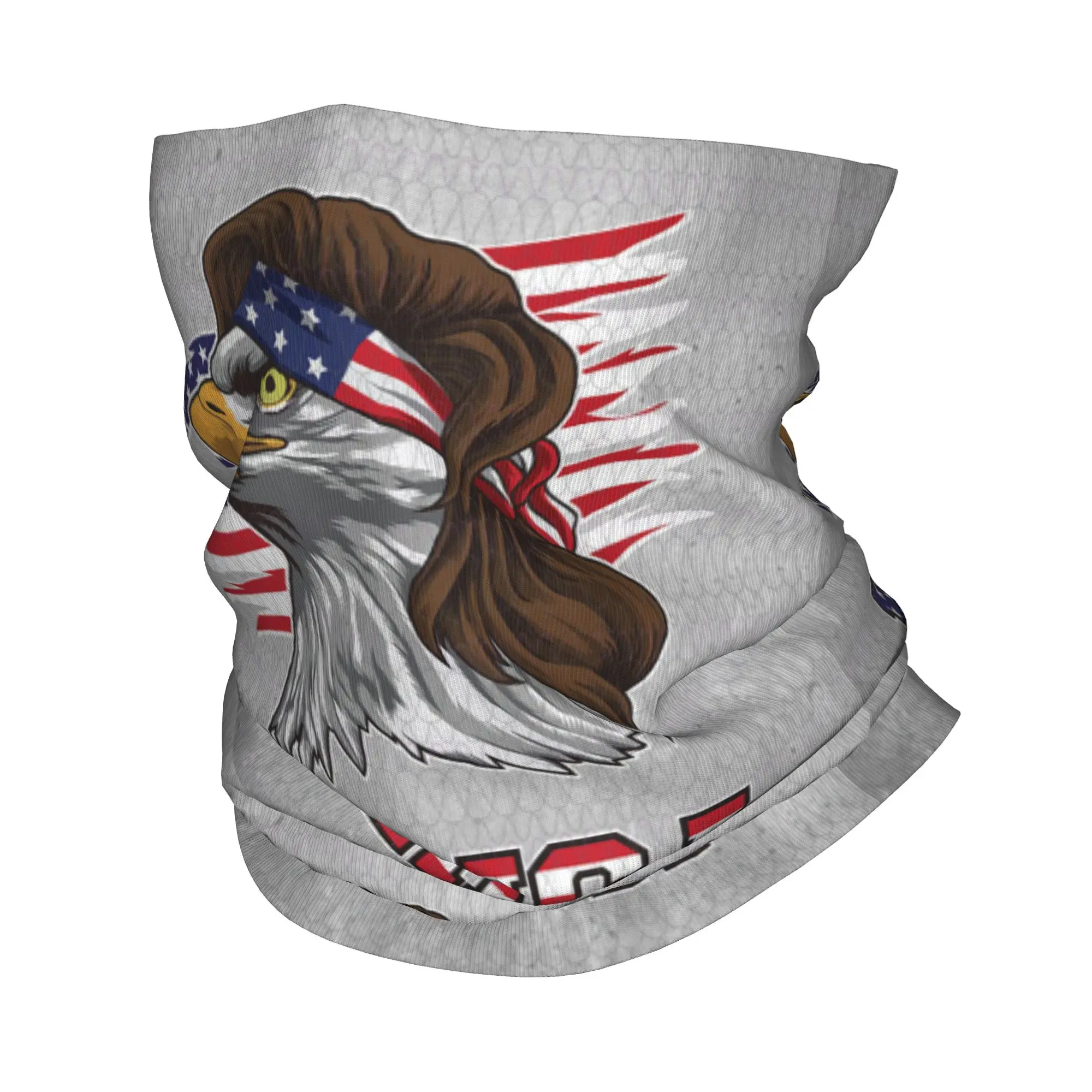 

Бандана-шарф с принтом флага США, орла и 50 звезд, теплая балаклава для активного отдыха, унисекс, для взрослых