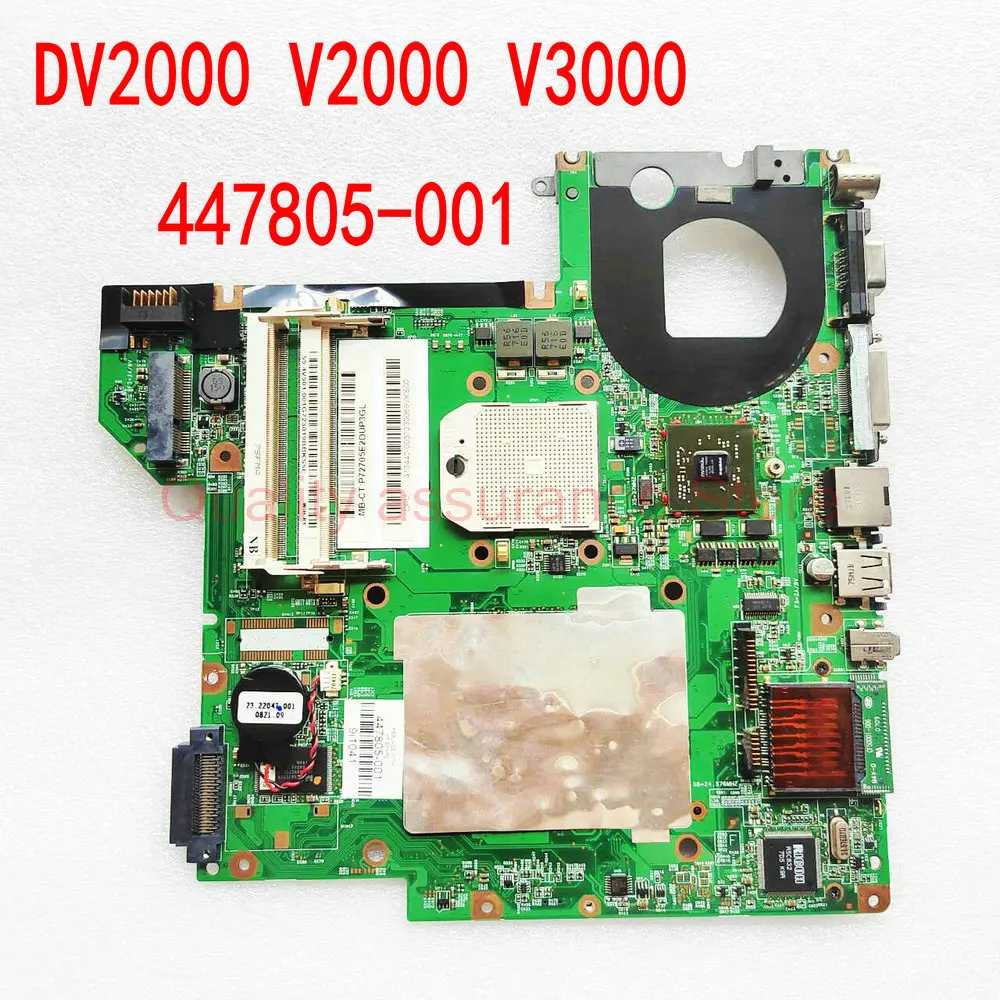 447805-001 For HP DV2000 V2000 V3000 NoteBook 48.4F701.051 48.4F701.041 Laptop Motherboard fully tested 100% tested