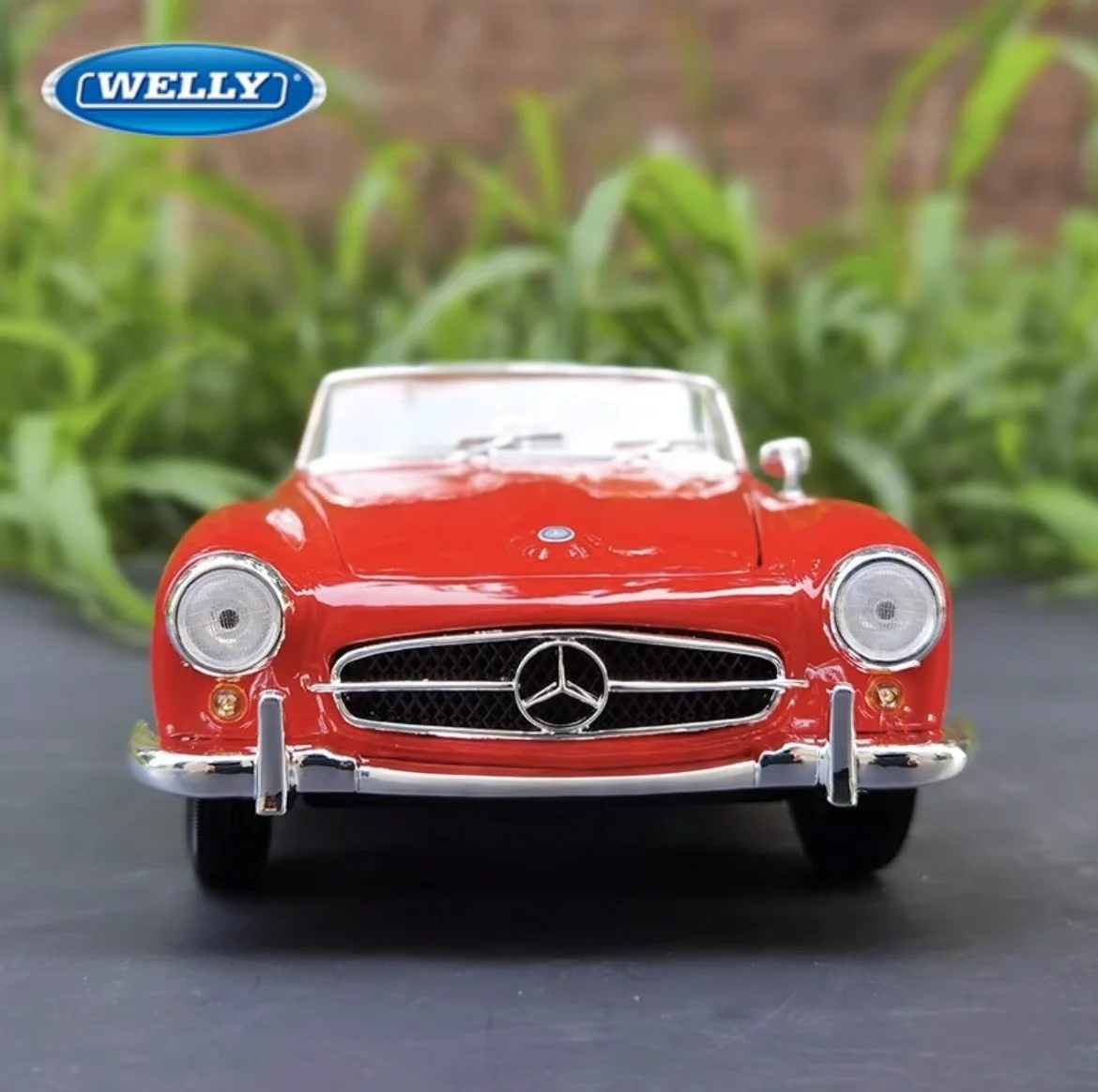 

WELLY 1:24 Mercedes-Benz 190SL 1955 Alloy Car Diecasts & Toy Vehicles Car Model Miniature Scale Model Car For Children