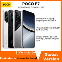 Global Version POCO F7 5G Snapdragon 8s Gen 4 Cellphone 50MP Dual Camera 6.83'' 1.5K Display IP68 6500mAh 90W HyperCharge
