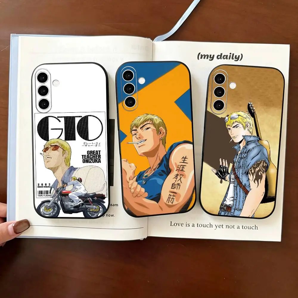 Great Teacher Onizuka GTO  Phone Case For Samsung Galaxy A73,A72,A71,A70,A53,A52,A51,Others Soft Black Cover