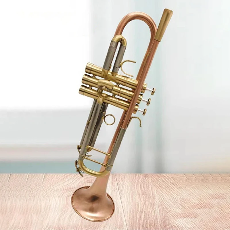 

Professional Trumpet Band Performance Level Trumpet B-flat Adults Children Practice Trumpets Brass Wind Instrument for Beginners