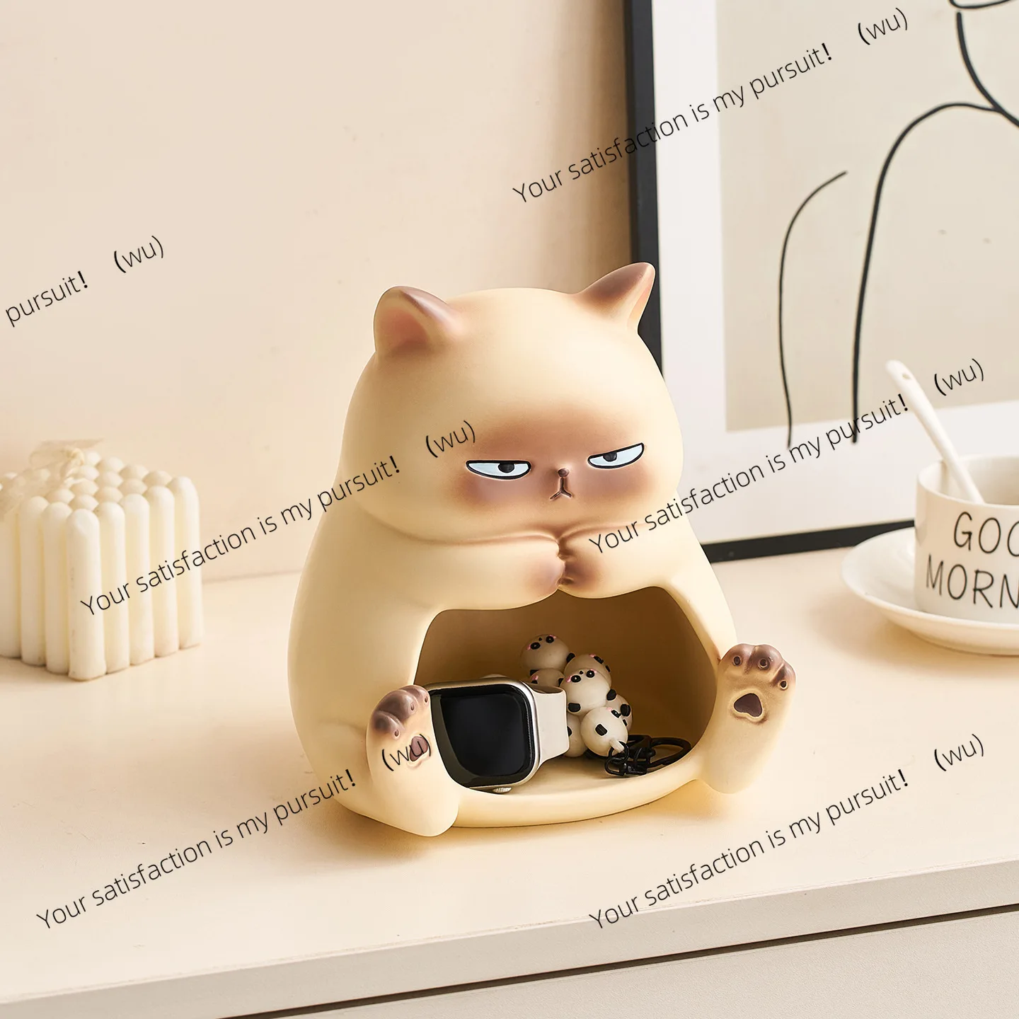 Creative and cute storage ornaments, entrance decorations, high-value decompression home, practical housewarming, gifts