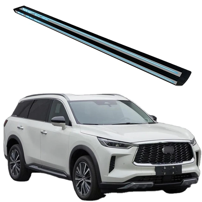 

Car Exterior Accessories Running Board with LED Light Side Step for Qx50 Qx60 Black Powder Coated 100% Waterproofcustom
