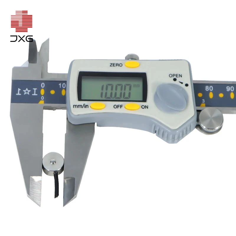 CE Certified High Precision Miniature Button Load Cell - 8-10mm Ultra-Compact Force Sensor | 50-100KG Micro Measurement for Mani