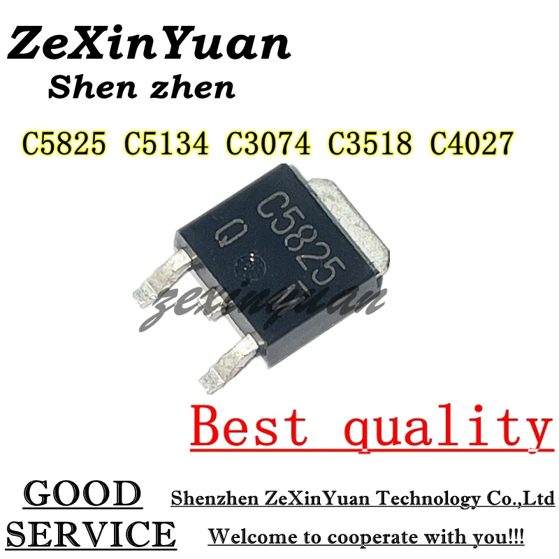 10ชิ้น C5825 2SC5825 2SC5134 C5134 2SC3074 C3074 2SC3518 C3518 2SC4027 C4027ไป-252