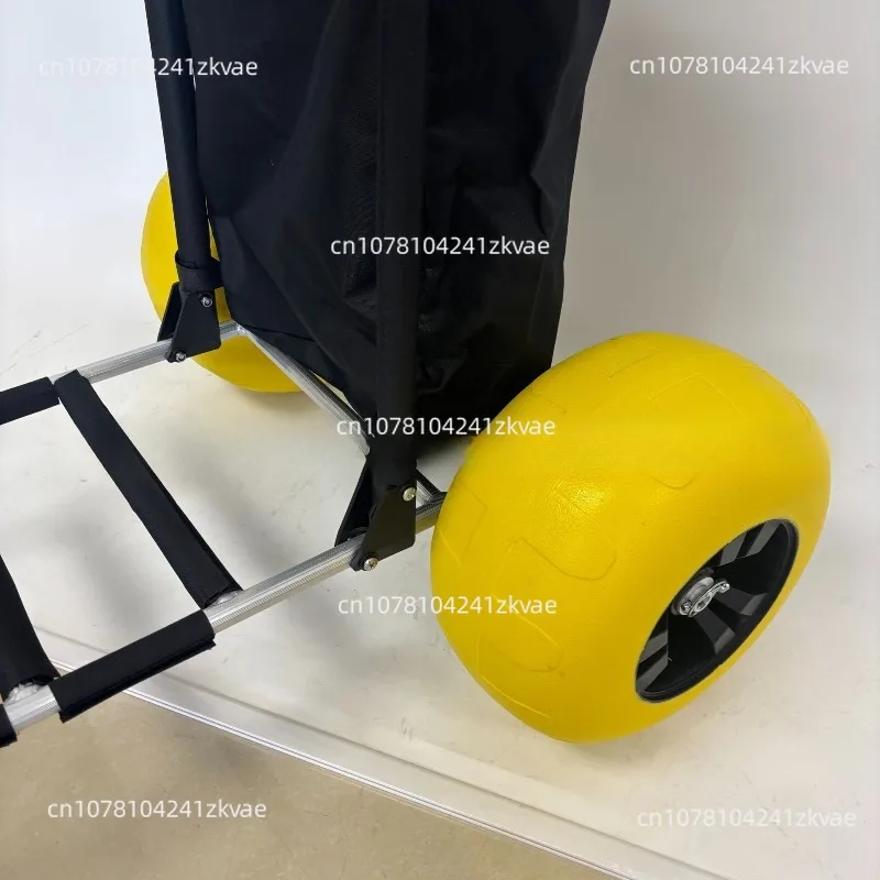 New balloon wheel TC3003 aluminum tool cart, luggage cart retractable folding beach trolley