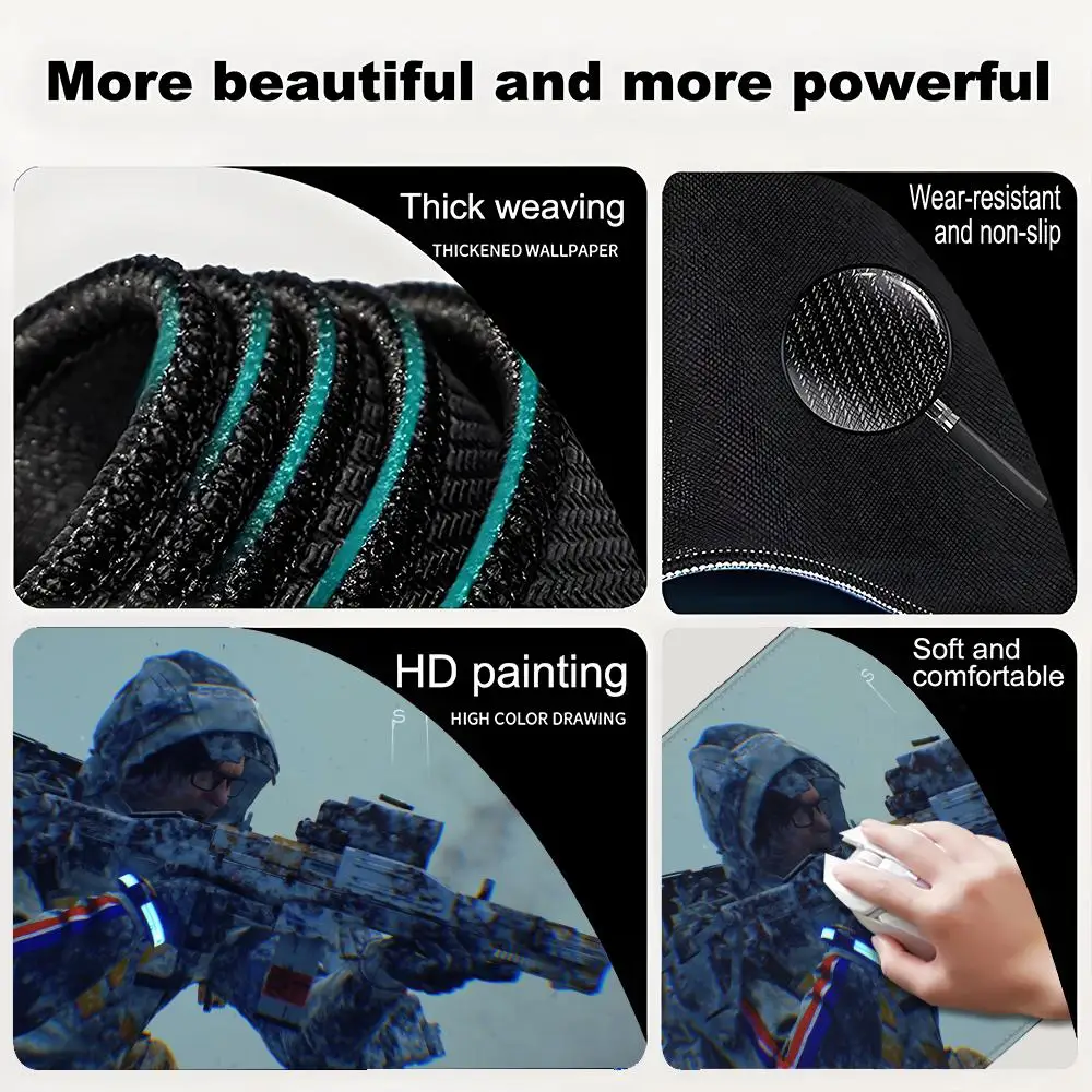 Death Stranding Mousepad INS Tide Large Cartoon Anime Gaming Mouse Pad Keyboard Mouse Mats Desk Mat Accessories