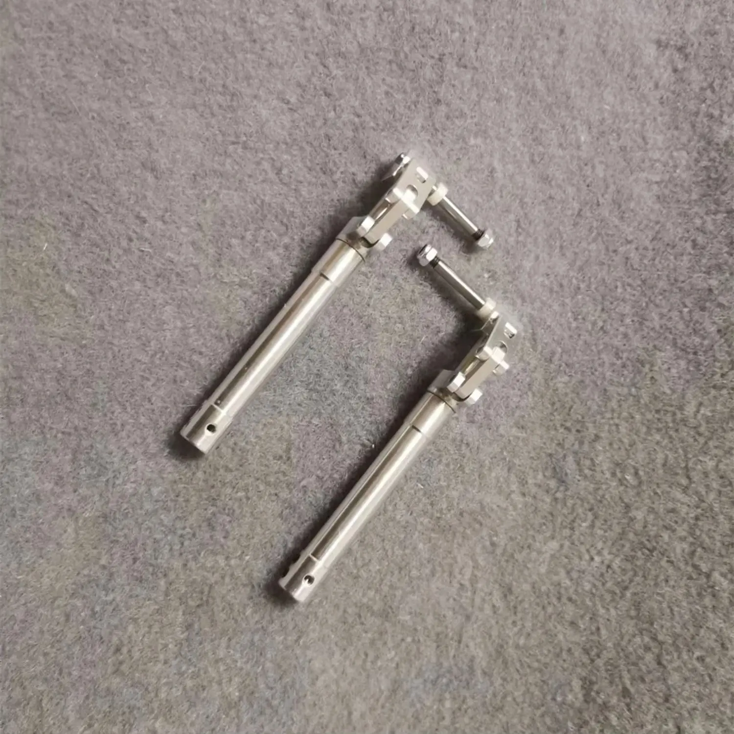 Train d'atterrissage CNC 6mm 70-175mm, rétrait d'amortissement à ressort pour Jet EDF 3.5kg, échelle de mise à niveau d'amortisseur en aluminium, pièces d'avion RC