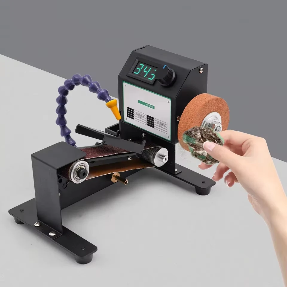 

CX-350W Multifunctional Mini Belt Sander Grinder Knife Sharpener Electric Belt Sander Home DIY Polishing Sanding Machine