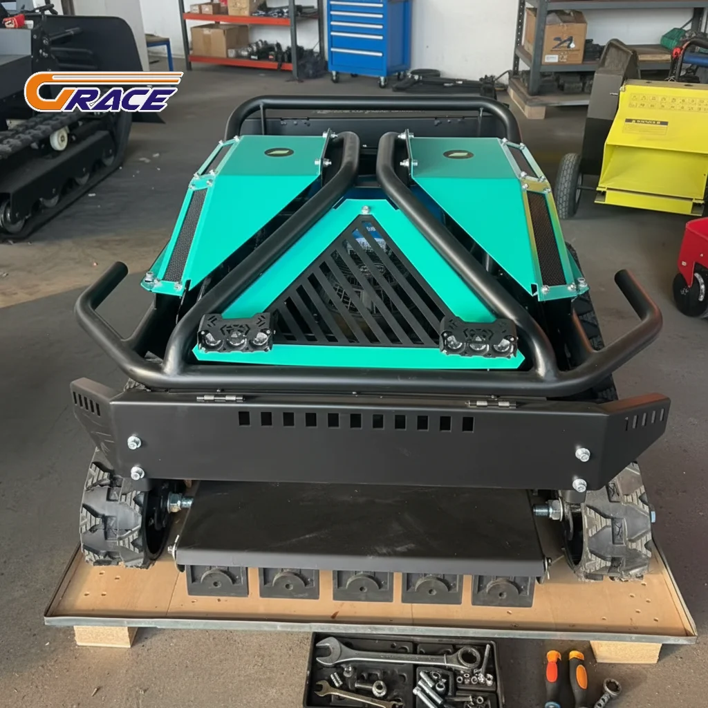 

Hot Sale Remote Control Lawn Mower Smart Obstacle Avoidance Auto Navigation Portable Easy Operation Outdoor Yard Grass Cutting