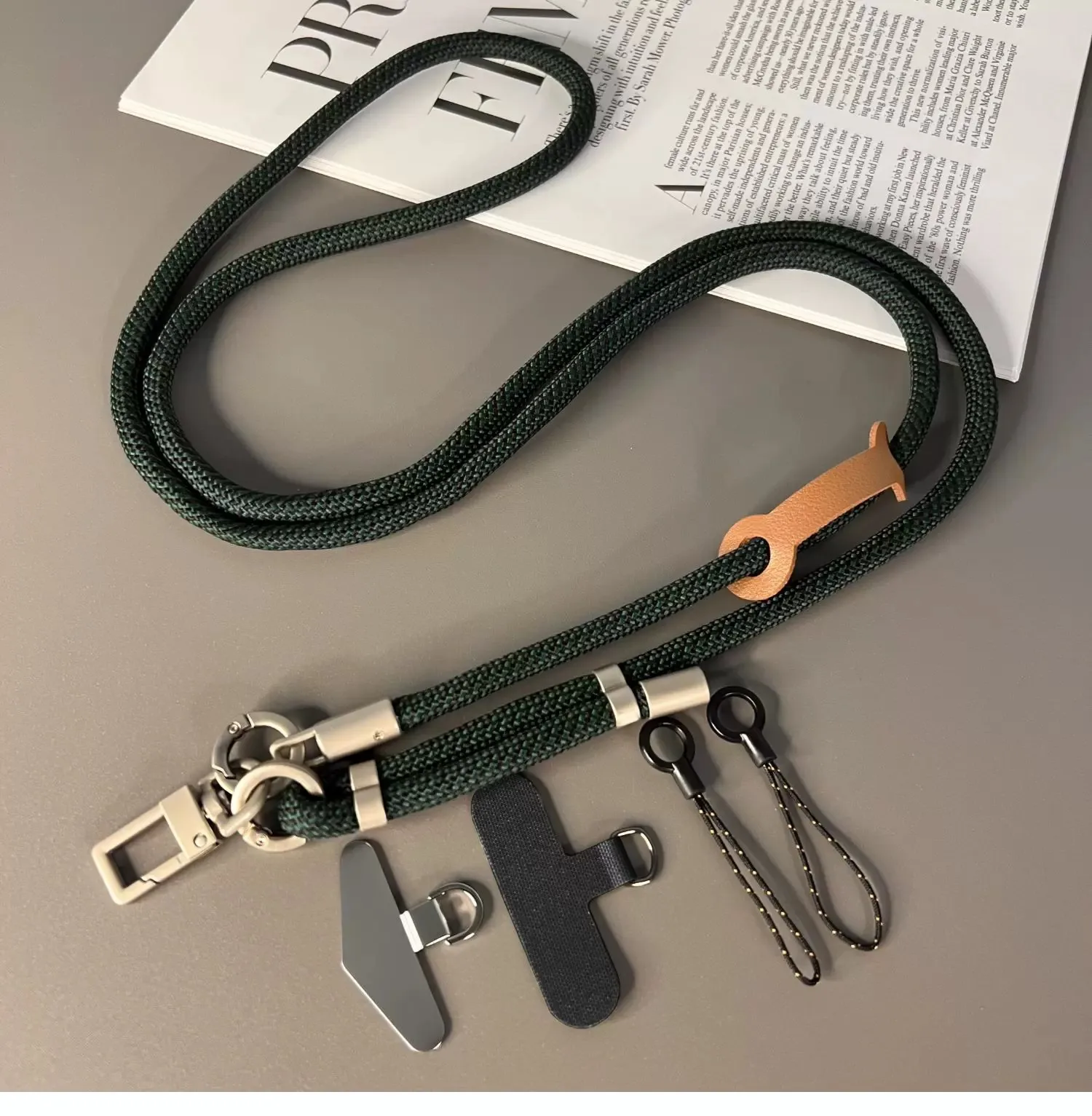 Adjustable High-End Crossbody Phone Lanyard