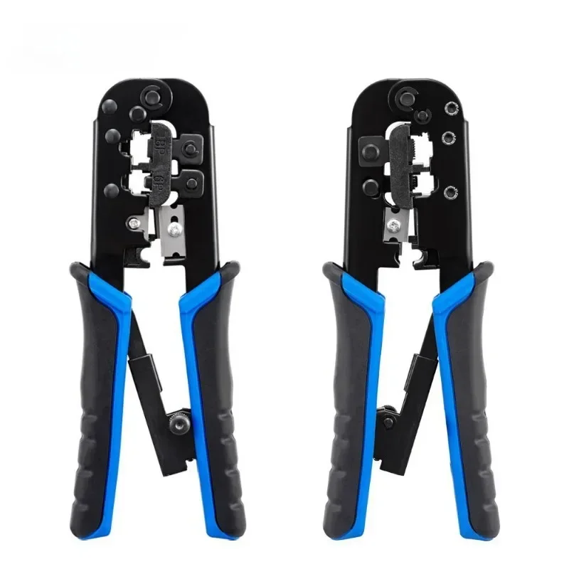 Hoge Kwaliteit Modulaire Telecom Krimptang Tool Netwerk Kabel Ratchet Krimptang Voor 4P 6P 8P RJ-11/RJ-12 RJ-45