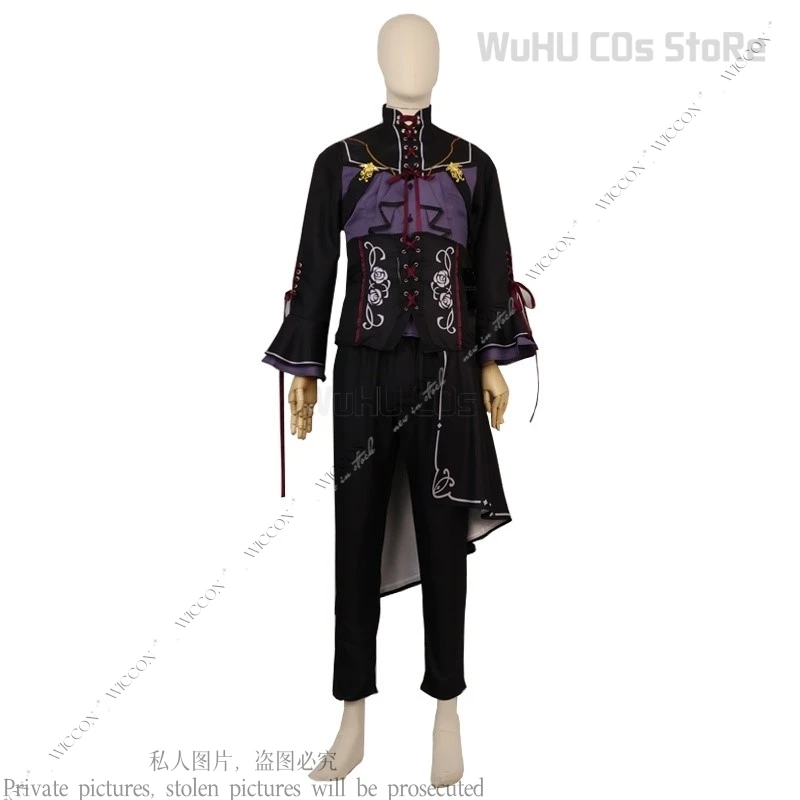 Ayase Mayoi Anime Ensemble Stars 2 Cosplay Costume Men Halloween Carnival Role Play Wig Jacket Pants Belt Accessories Full Suit