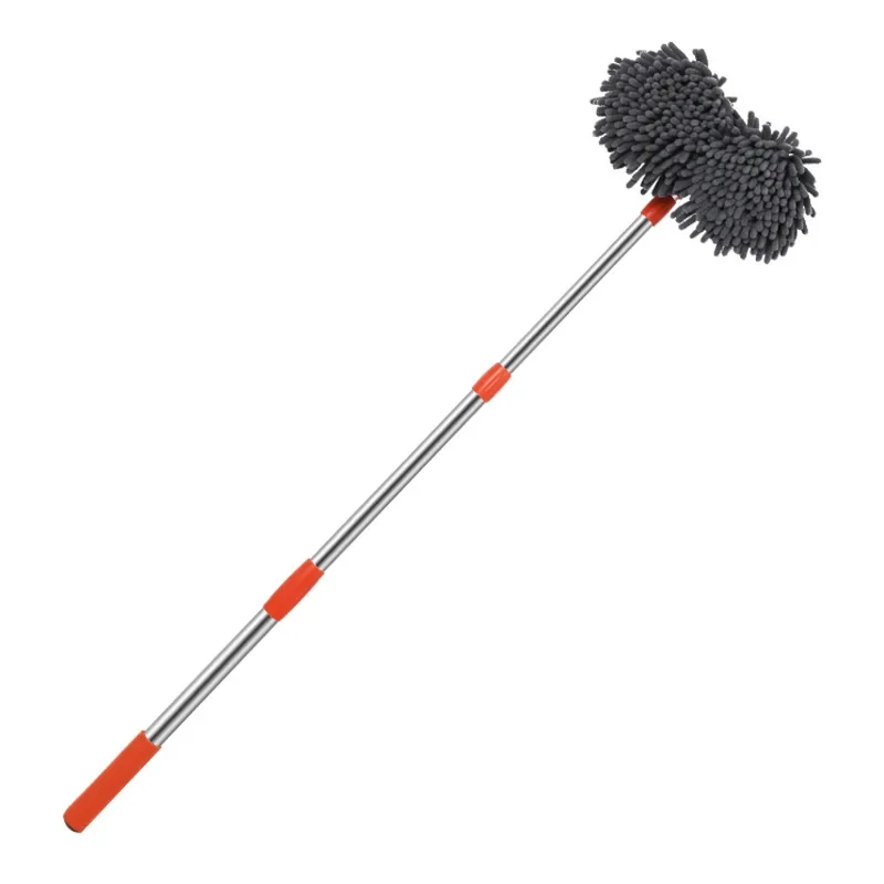 Car wash mop rotating and retracting does not hurt the car, brush car cleaning tool