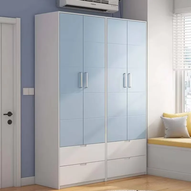 White Children Wardrobe Luxury Modern Aesthetic Storage Bedroom Closet Armable Hotel Wooden Clothes Penderie Wardrobes Furniture