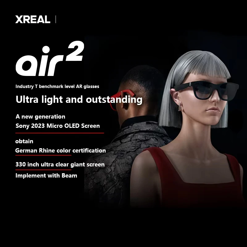 XREAL AIR2【即日発送】 XREAL Air 2 Nreal Air 2 Pro Smart AR Glasses Micro-OLED Screen