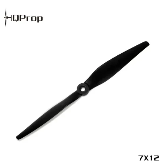 HQProp TE 7X12 7 Inch 2-Blade Glass Fiber Reinforced Nylon Propeller 5mm Shaft Electric Drone Props