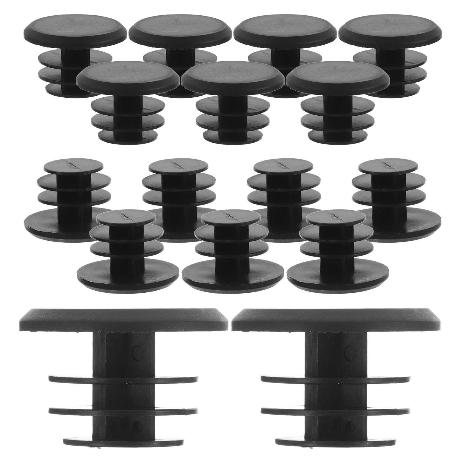 

40pcs Plastic Bike Handlebar End Caps Durable Wear Resistant Mountain Bicycle Bar Plugs Replacement Upgraded For Road Cycling