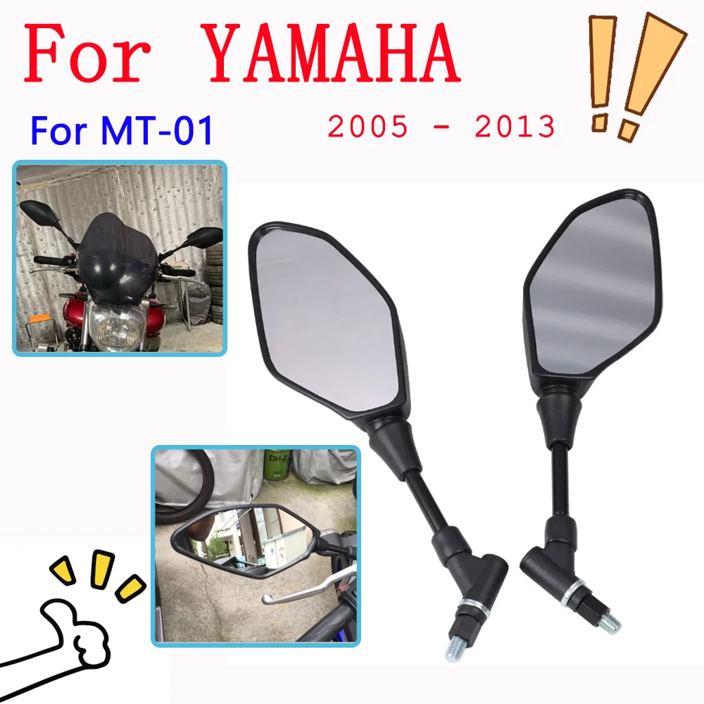 

For YAMAHA MT07 MT09 Tracer 900 9 GT Tenere 700 MT10 MT03 MT25 MT01 MT 07 09 Accessories Side Rear View Mirror Rearview Mirrors