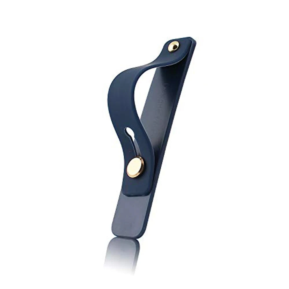 Polbandje, handband, vingergreep, mobiele telefoonhouder, standaard, push-pull, universele effenkleurige telefoonhouder voor iPhone en Xiaomi