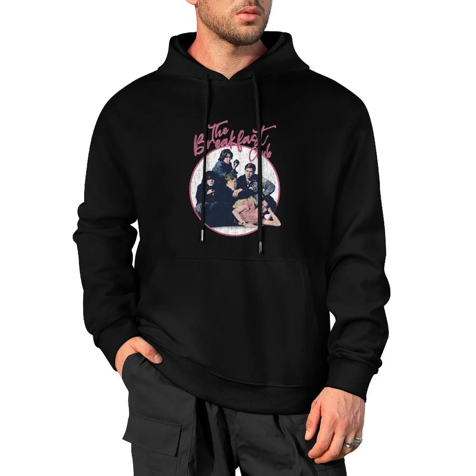 

The Breakfast Club T-ShirtThe Breakfast Club - DISTRESSED Pullover Hoodie mens clothes mens clothing anime clothes mens hoodies