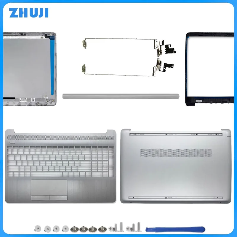 

New Laptop For 15-DW 15S-DU DR 250 G8 TPN-C139 LCD Back Cover Front Bezel Hinges Palmrest Bottom Case L52012-001 L52007-001