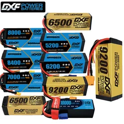 RC 1/8 버기 카용 하드케이스, XT90 EC5 플러그 포함, DXF 4S 14.8V, 15.2V, 5200mah, 6200mah, 6500mah, 7000mah, 8000mah, 8400mah, 9200mah