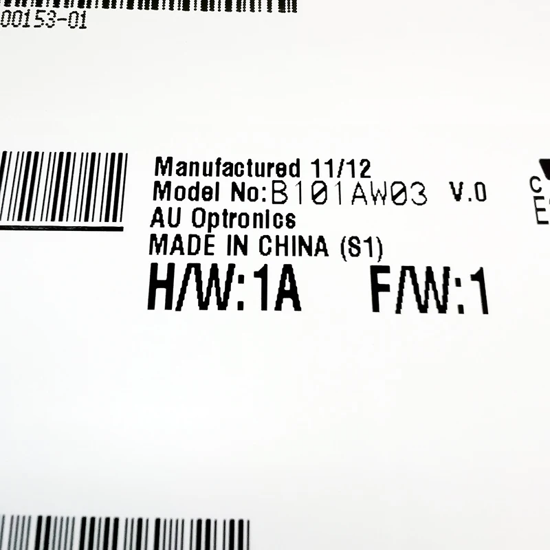 Grade A+ LP101WSA CLAA101NB01 LTN101NT02 LTN101NT06 B101AW03 HSD101PFW2 N101L6-L02 L01 CLAA101NC05 M101NWT2 R1/R2 screen display