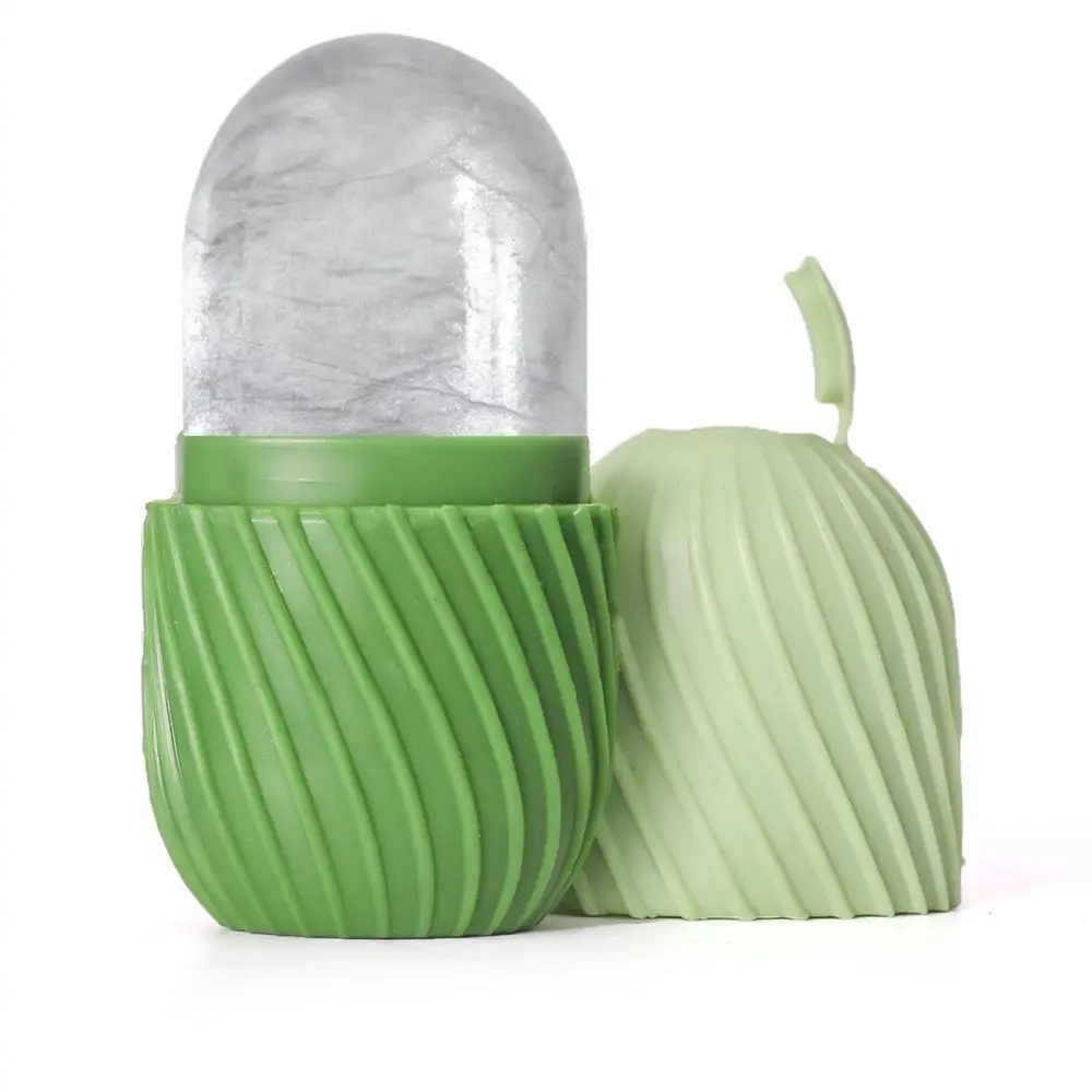 Face Ice Mold Silicone Roller For Facial Massage Skin Cooling Treatment Beauty Tool Puffiness Relief Pore Shrinking Device