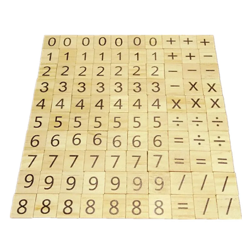 

200Pcs Early Education Puzzle Letter Wood Chips High-Quality Wooden Letters and Numbers for Child Learning Festival Home Decor