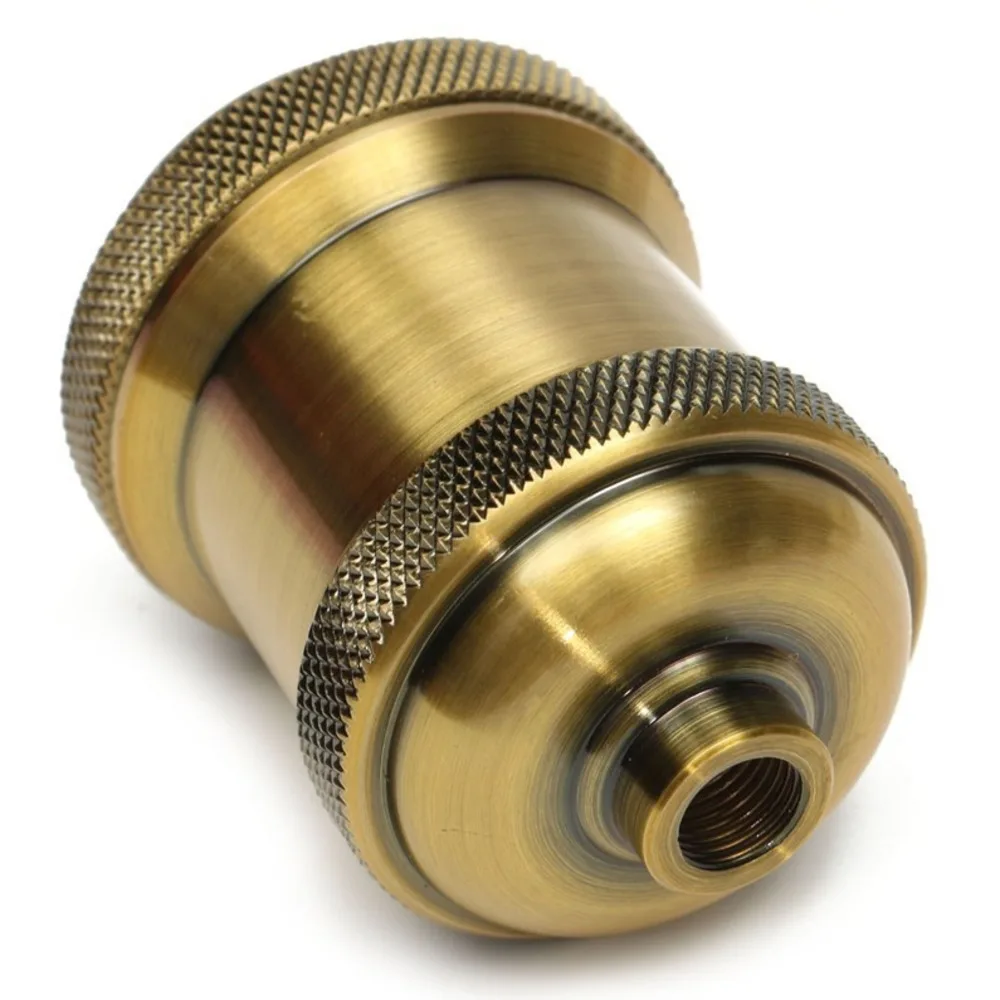 E27 Retro Vintage Aluminum Lamp Holder Screw Thread Light Socket For Pendant Light