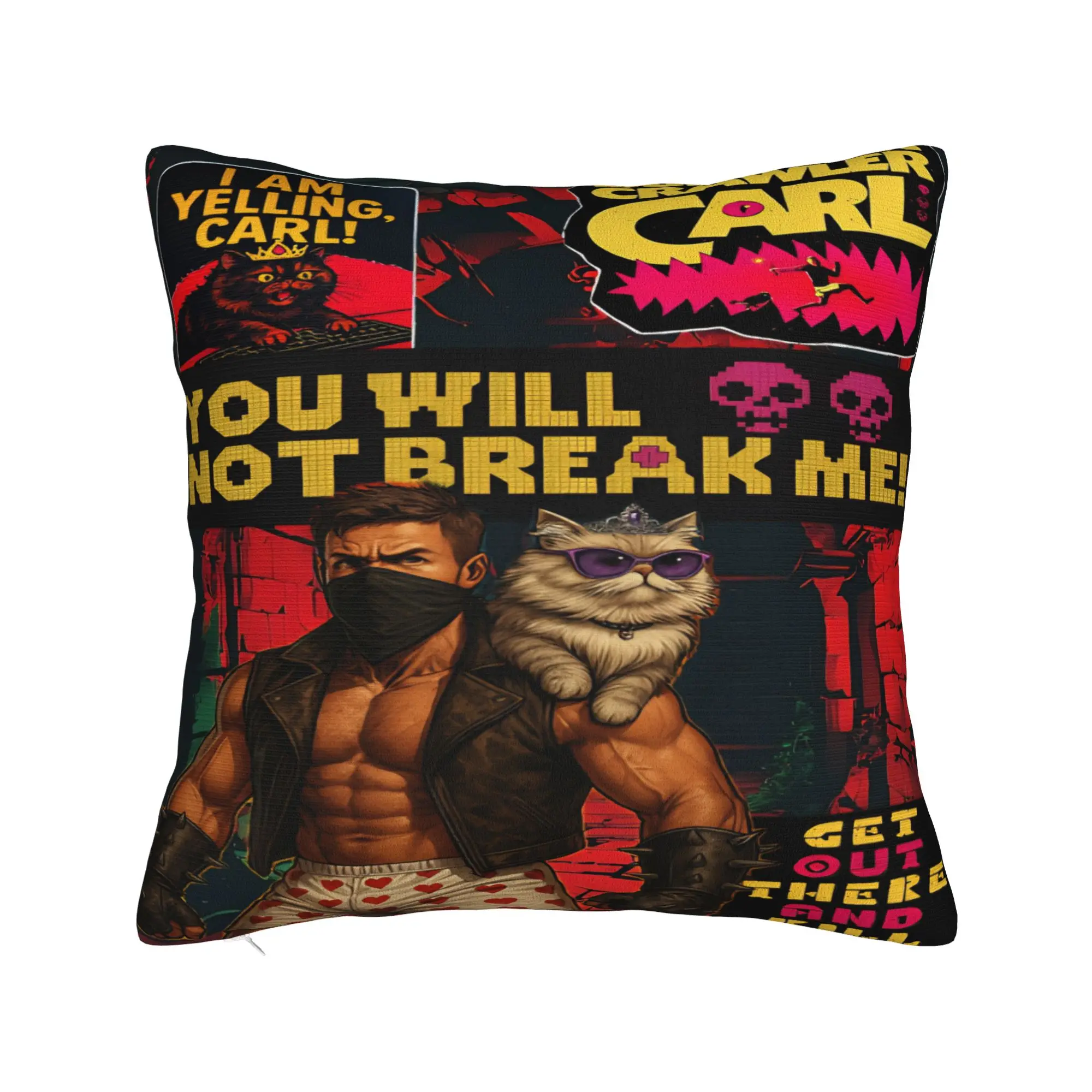 Dungeon Crawler Carl  Printing Pillowcases Cushion Cover  Pillow Covers Soft and Sweet Bed Decor Zipper Multiple Sizes