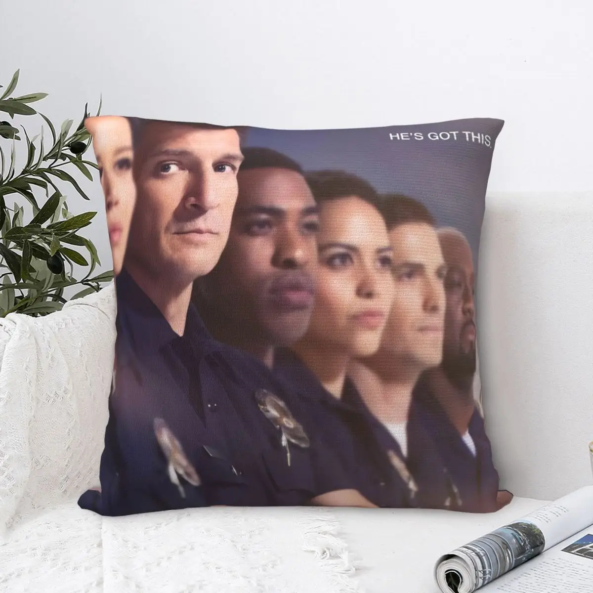 Decorative Pillow Covers The Rookie TV Show Merch Home Throw Pillow Case Cover Square Multiple Sizes Dropshipping