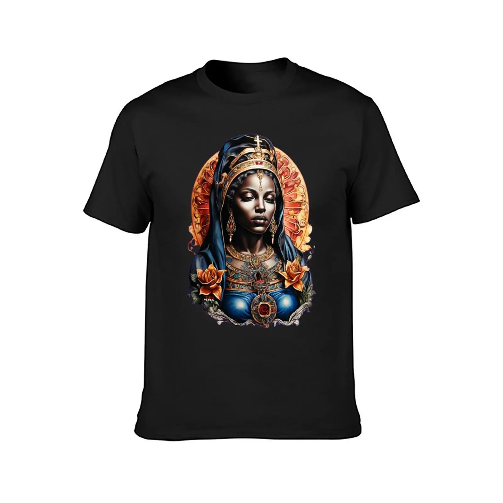 The Black Madonna; T-Shirt cute clothes plain mens t shirts pack