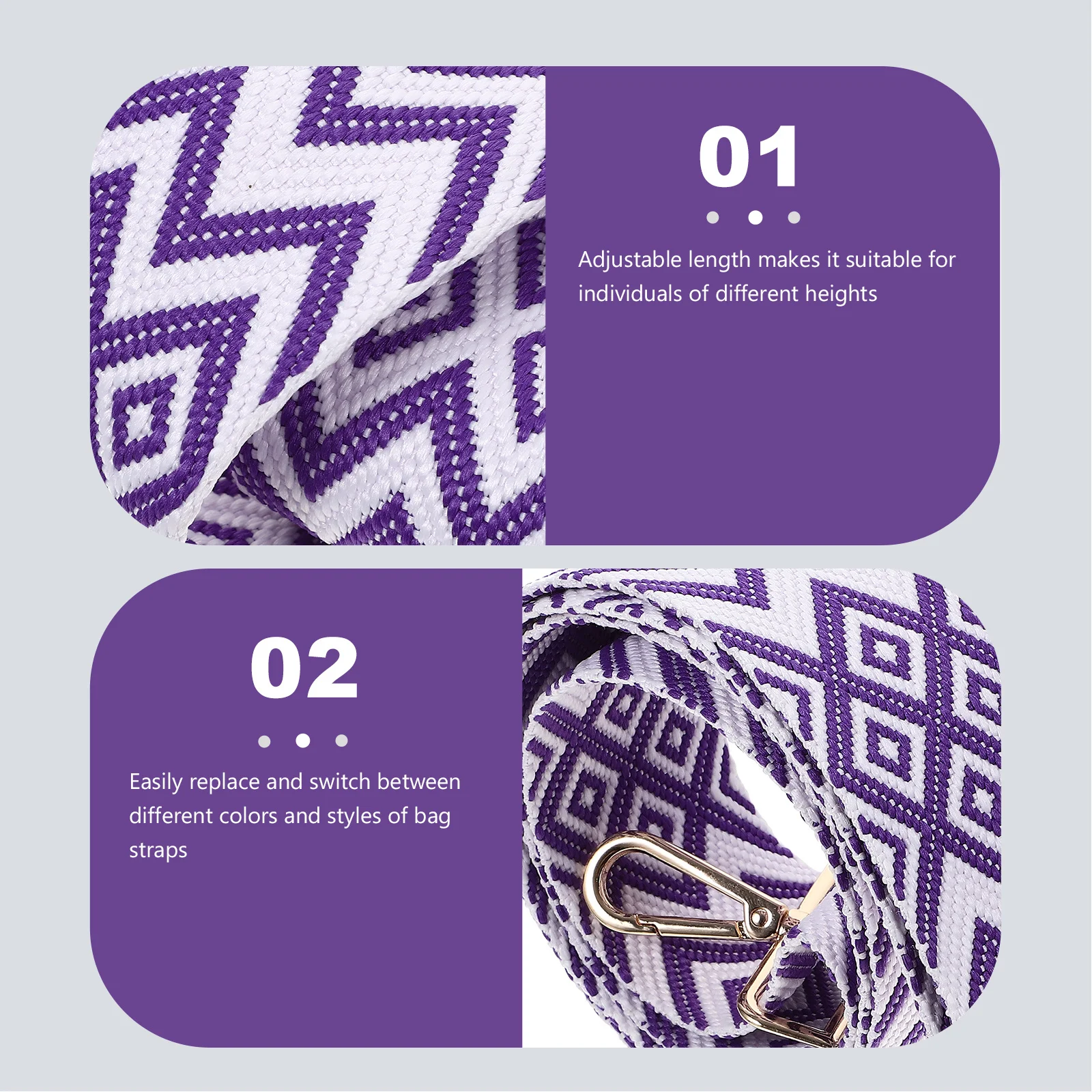 

5Cm Wide Shoulder Strap for Handbag Adjustable Crossbody Bag Straps Replacement Comfort Support Long Wearing Daily Use Essential