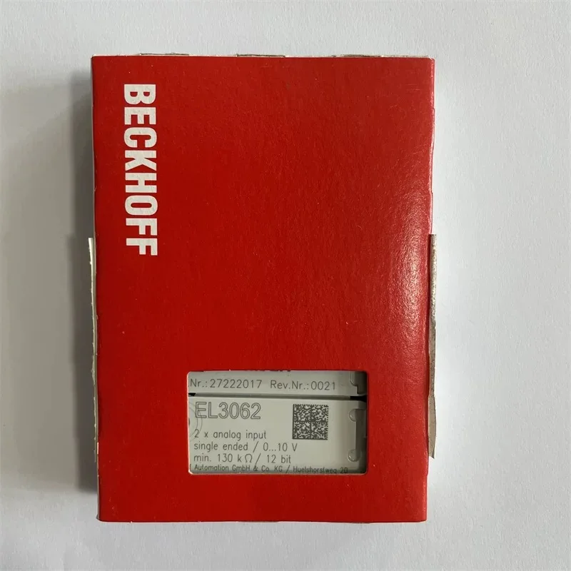 

EL3062 EtherCAT Terminal 2-channel Analog Input PLC Module