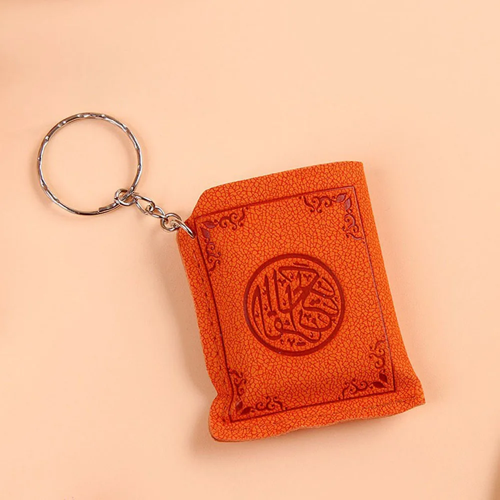 Quran Mini 1 PC Arabic Bag Accessories Pendant Koran Islamic Jewelry Decoration Keychain Key Ring