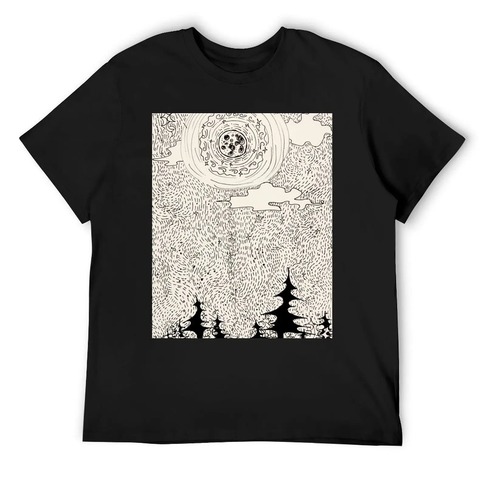 

Lunar Forest T-Shirt shirts graphic tee vintage clothes blanks mens designer clothes