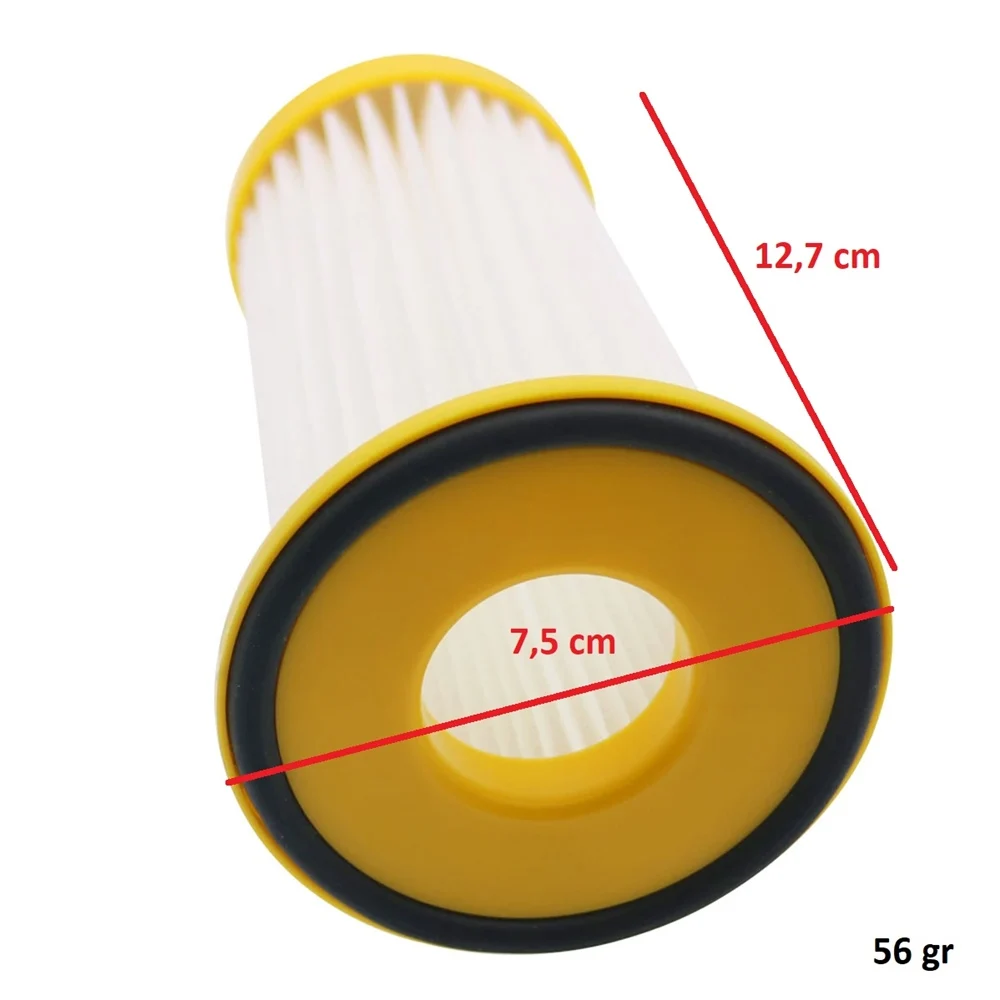 Ensemble d'aspirateur cylindre et filtre Hepa rond, Compatible avec Philips FC 8260 8261 Gemini