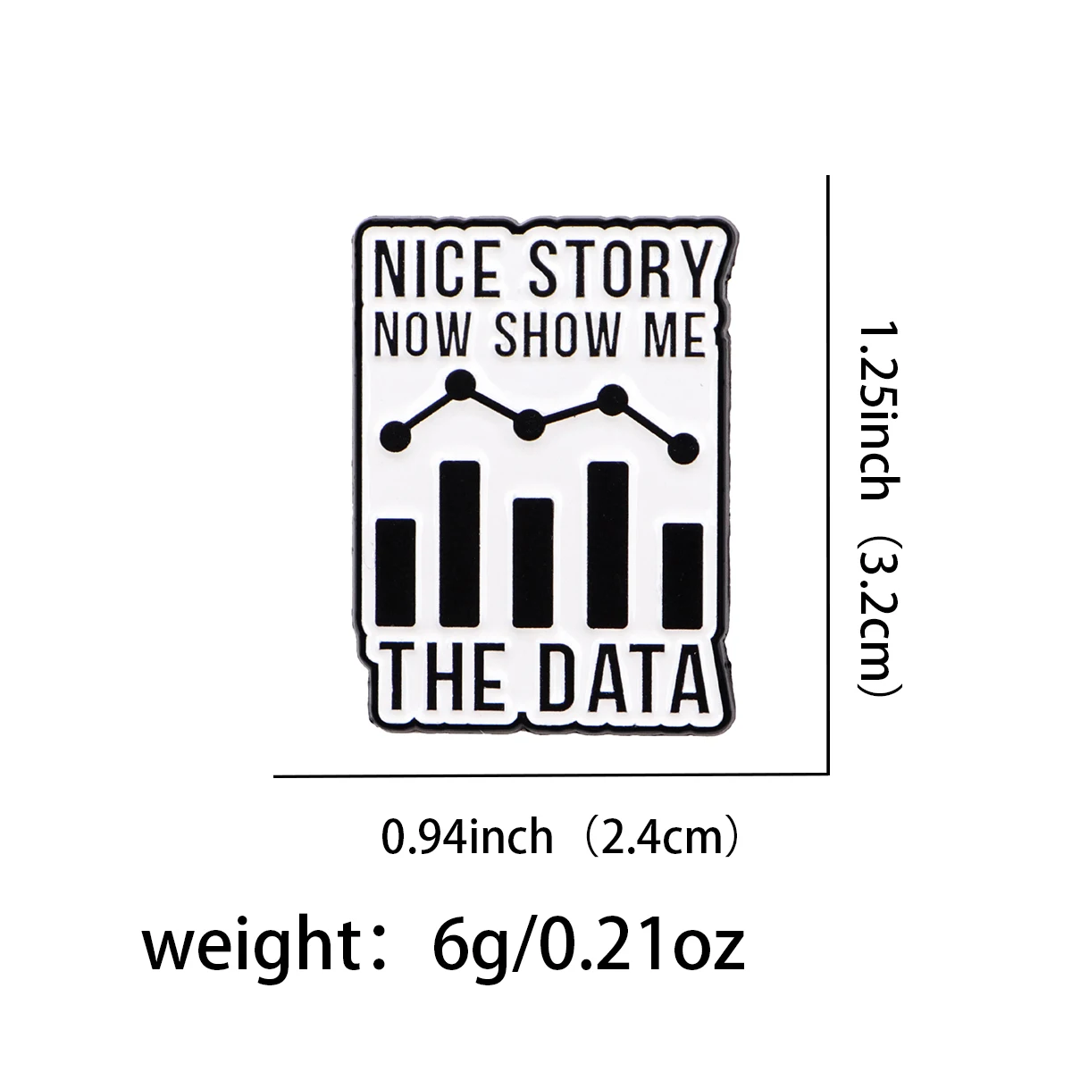 Data Science Enamel Pin Funny Brooch Pines Lapel Pins Badge on Backpack Clothing Accessories Fashion Jewelry Friends Gifts