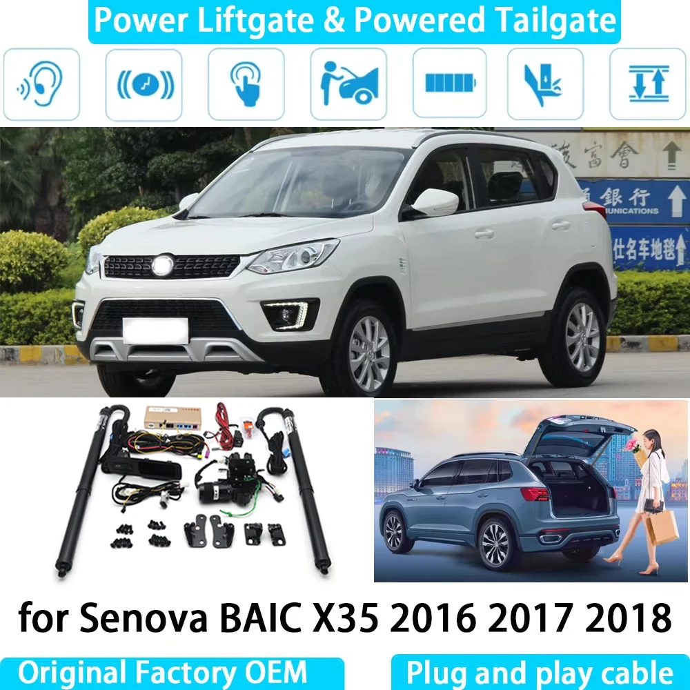 for Senova BAIC X35 2016 2017 2018 Automatic Electric Power Liftgate Powered Tailgate Strut Tail Gate Lift System
