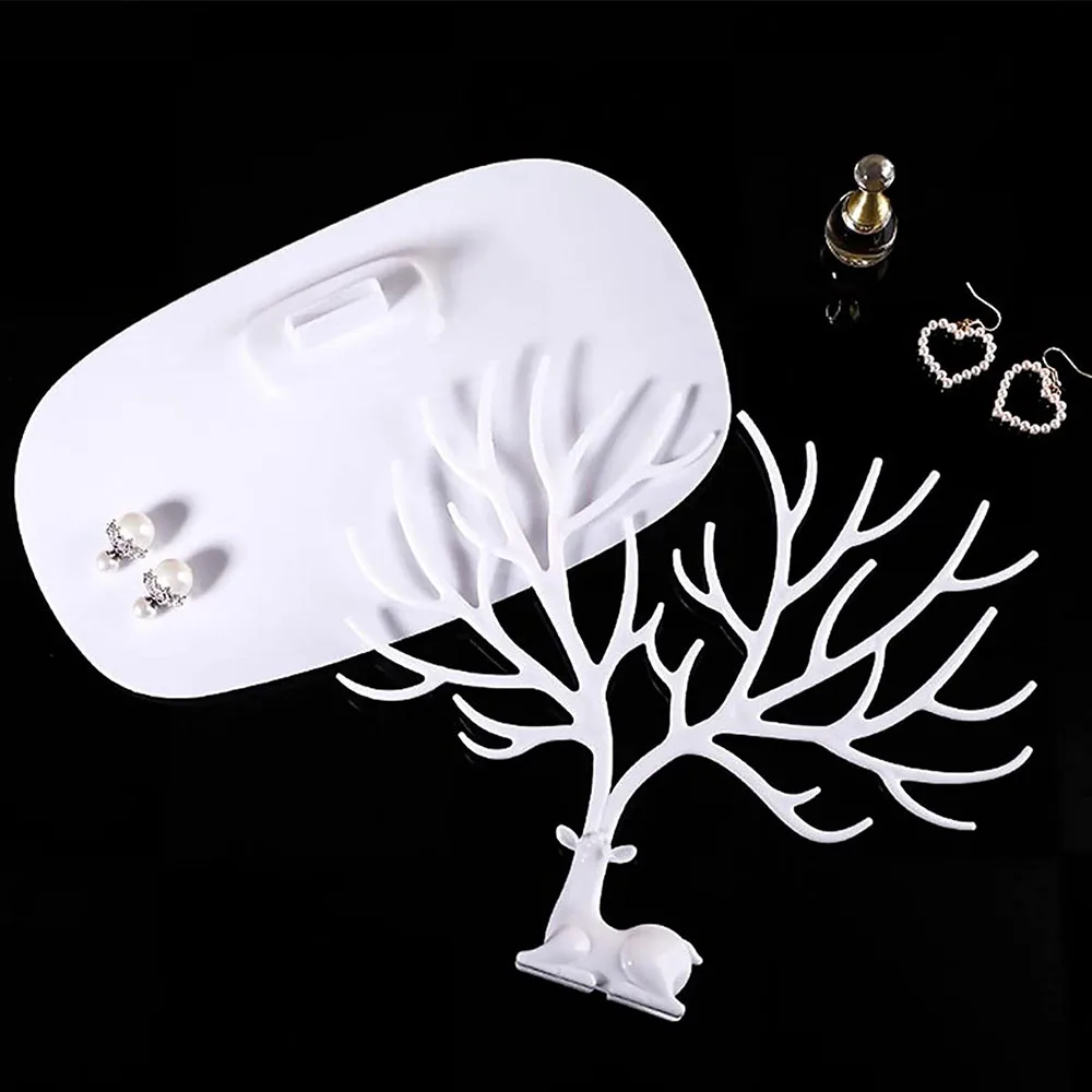 Antler Tree Hanging Necklace Organizer Plastic Jewelery Display Stand Holder Earring Necklace Organizer for Jewelery Display