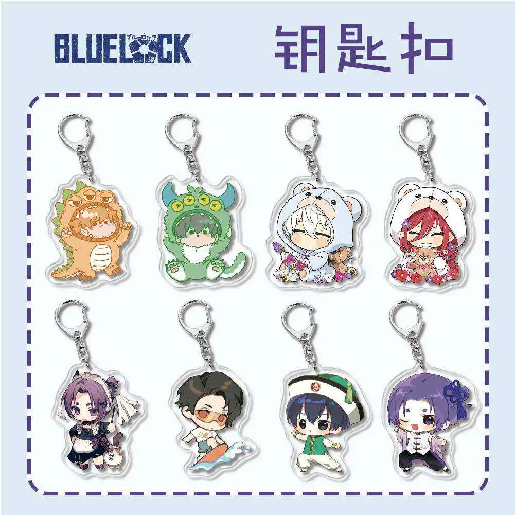 

Anime BLUE LOCK Isagi Yoichi Bachira Meguru Kunigami Rensuke Chigiri Hyoma Cosplay Keychain Accessory Ambitus