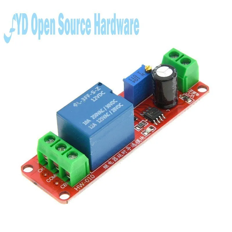 NE555 DK555 Timer Switch Adjustable Disconnect Module Time delay relay Module DC 12V Delay Relay Shield 0~10S