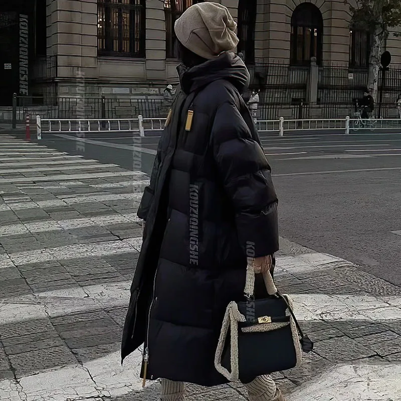 パーカーダウンジャケット レディース 2025年冬新作 厚手リボン付きフード付き 極寒対策 暖かいジャケット 高品質 レディースダウンジャケット H577