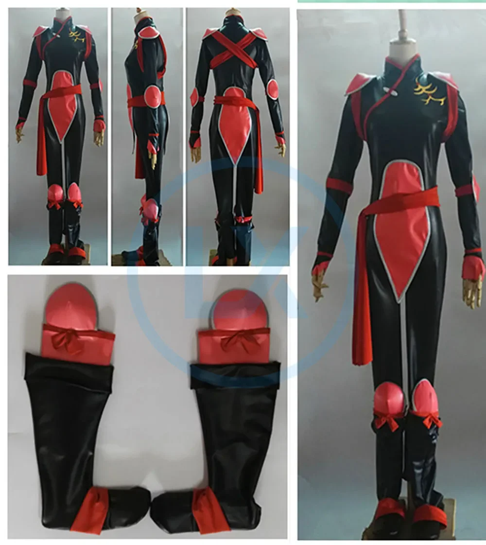 Anime Cosplay Costume Sango Battle Suit Cosplay Costume Jumpsuit Halloween Dressup Clothing Women Men