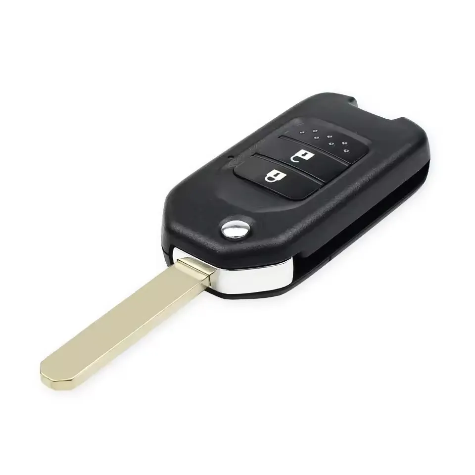 2/3 Buttons For Honda FIT XRV VEZEL CITY JAZZ CIVIC HRV Modified Flip Remote Key Shell